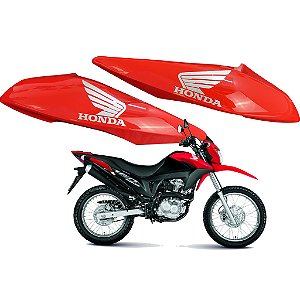 ABA DO TANQUE NXR 160 VERMELHA 2018/21 (MOD BRANCA 2019/VERM 18/21 J S/FAIXAS