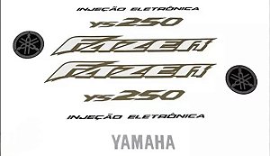 KIT DE FAIXAS FAZER 250 PRETA 2007 j