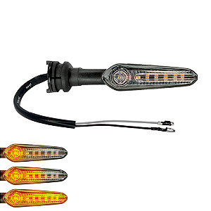 PISCA DE LED FAZER/FACTOR 125/150/250 /XTZ 150/250 DD/DE LED/SEQUENCIAL