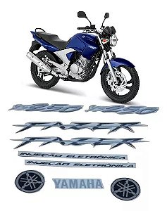 KIT DE FAIXAS FAZER 250 AZUL 2008 j