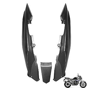 KIT RABETA FAZER 250 PRETO 2015/16 BLUEFLEX CINZA FOSCO k
