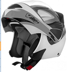 CAPACETE V-PRO JET 2 CARBON FUNDO BRANCO Nº 58 V