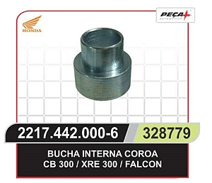 BUCHA INTERNA DA COROA CBX 250 CB 300/FALCON/XRE 300/ J