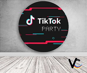 Painel de Festa em Tecido - TikTok Party
