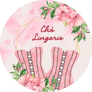 Painel de Festa em Tecido - Chá Lingerie Florido