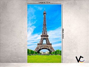 Fundo Fotográfico - França Paris Torre Eiffel - 1,50 x 2,60
