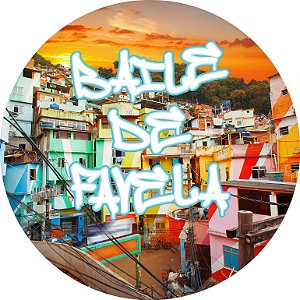 Painel de Festa em Tecido - Baile de Favela