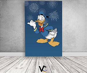 Painel De Festa 3d Vertical 1,50x2,20 - Pato Donald