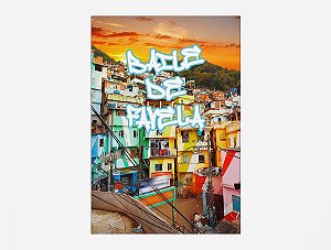 Painel De Festa 3d Vertical 1,50x2,20 - Baile de Favela