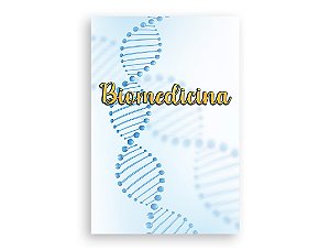 Painel De Festa 3d Vertical 1,50x2,20 - Biomedicina Cromossomo DNA Azul
