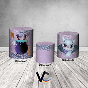 Trio De Capas De Cilindro 3d - Halloween Cute