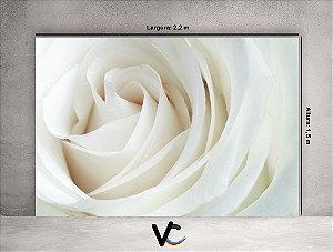 Fundo Fotográfico 2,20 X 1,50 - Close Flor Branca