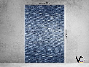 Fundo Fotográfico 1,50 X 2,20 - Textura Jeans Azul Médio