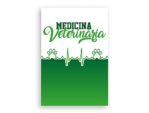 Painel De Festa 3d Vertical - Medicina Veterinária Batimento de Patinhas - 1,50 X 2,20
