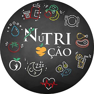 Painel De Festa Redondo 1,50x1,50 - Profissão Nutrição Chalkboard 022