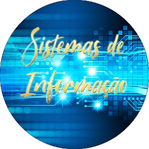 Painel De Festa Redondo 1,50x1,50 - Profissão Sistemas de Informação 050