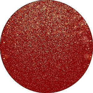 Painel De Festa Redondo 1,50x1,50 - Vermelho com Efeito Glitter Dourado 032