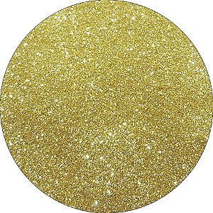 Painel De Festa Redondo 1,50x1,50 - Efeito Glitter Dourado 037