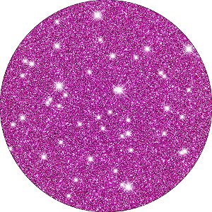 Painel De Festa Redondo 1,50x1,50 - Efeito Glitter Roxo 186