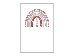 Painel De Festa Vertical 1,50 x 2,20 - Arco-íris Boho 006