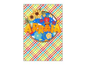 Painel De Festa Vertical 1,50 x 2,20 - Festa Junina Frame Girassol 048