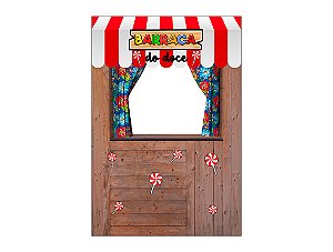 Painel De Festa Vertical 1,50 x 2,20 - Festa Junina Barraca de Doces 049