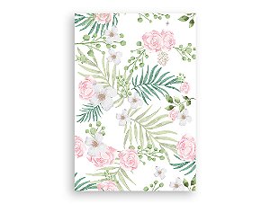 Painel De Festa Vertical 1,50 x 2,20 - Safari Flores e Folhas 065