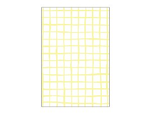 Painel De Festa Vertical 1,50 x 2,20 - Estampa Grid Quadriculado Amarelo 064