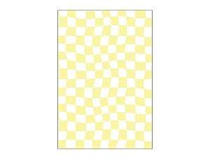 Painel De Festa Vertical 1,50 x 2,20 - Estampa Quadriculado Retrô Amarelo 065