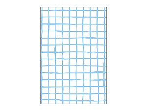 Painel De Festa Vertical 1,50 x 2,20 - Estampa Grid Quadriculado Azul 066