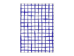 Painel De Festa Vertical 1,50 x 2,20 - Estampa Grid Quadriculado Azul Royal 067