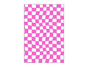 Painel De Festa Vertical 1,50 x 2,20 - Estampa Quadriculado Retrô Rosa 075