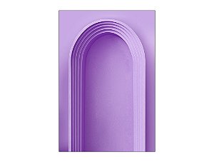 Painel De Festa Vertical 1,50 x 2,20 - Parede Arco Portal Curvas Finas Roxo 034