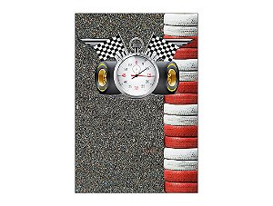 Painel De Festa Vertical 1,50 x 2,20 - Pneus Kart Corrida 014