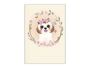 Painel De Festa Vertical 1,50 x 2,20 -  Cachorrinhas Pet Cute 004