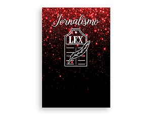 Painel De Festa Vertical 1,50 x 2,20 - Profissão Jornalismo Vermelho 027