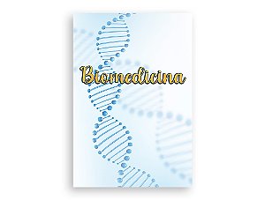 Painel De Festa Vertical 1,50 x 2,20 - Biomedicina DNA Azul 032