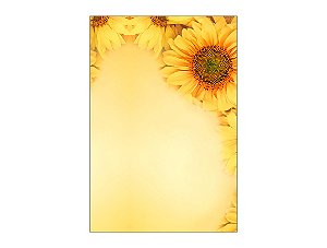 Painel De Festa Vertical 1,50 x 2,20 - Flor de Girassol 106