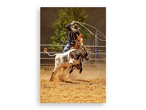 Painel De Festa Vertical 1,50 x 2,20 - Cowboy Vaquejada Realista 013