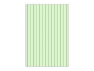 Painel De Festa Vertical 1,50 x 2,20 - Efeito Ripas de Madeira Verde 015