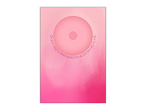Painel De Festa Vertical 1,50 x 2,20 - Outubro Rosa Prevenção 022