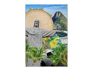 Painel De Festa Vertical 1,50 x 2,20 - Rio de Janeiro Cristo Redentor 006