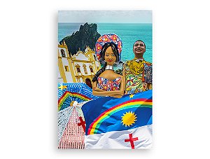 Painel De Festa Vertical 1,50 x 2,20 - Pernambuco Baía dos Porcos 009