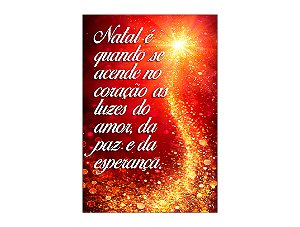 Painel De Festa Vertical 1,50 x 2,20 - Natal Vermelho Efeito Glitter Dourado 014