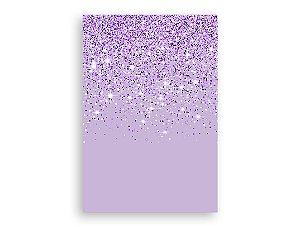 Painel De Festa Vertical 1,50 x 2,20 - Efeito Glitter Lilás 016