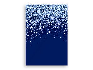 Painel De Festa Vertical 1,50 x 2,20 - Efeito Glitter Azul 022