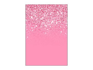 Painel De Festa Vertical 1,50 x 2,20 - Efeito Glitter Rosa 048