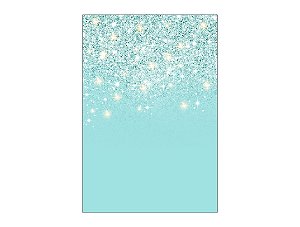 Painel De Festa Vertical 1,50 x 2,20 - Efeito Glitter Azul Esverdeado 052