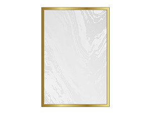 Painel De Festa Vertical 1,50 x 2,20 - Casamento Bodas de Ouro Frame Dourado 005