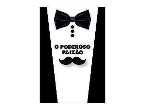 Painel De Festa Vertical 1,50 x 2,20 - Dia dos Pais O Poderoso Paizão 019